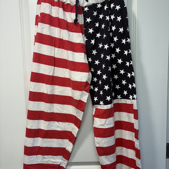 Patriotic American Flag Men's Pants - Picture 4 of 4